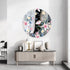 Tropical Botanical Motifs Printed Mirror Acrylic Circles