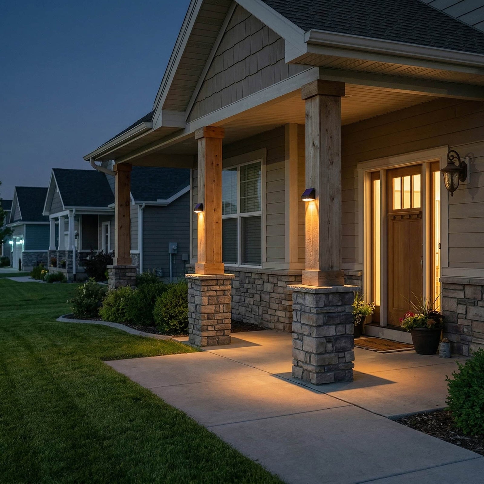 Cree-1000® Outdoor Motion Sensor Solar Light | German Osram | Dusk to Dawn | 2-Pack