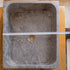 Tundra Gray Marble Farmhouse Rectangular Sink (W)16" (L)19.5" (H)5"