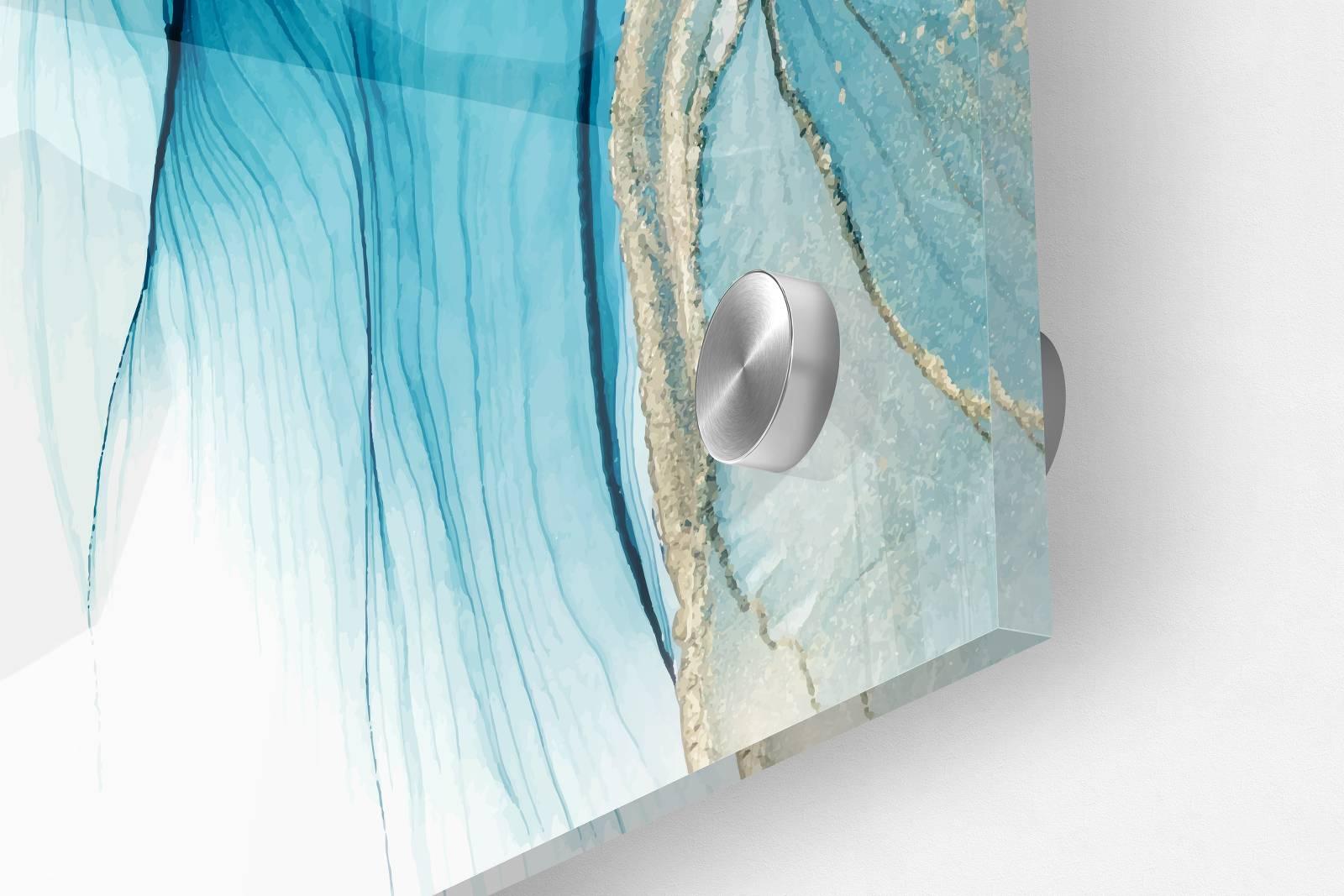 Turquoise Pattern Set of 3 Prints Modern Wall Art Modern Artwork