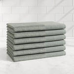 Cotton Linen-Like Border 6-Piece Towel Set - Priya Collection