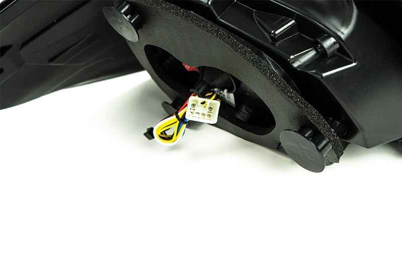 OLM Evolution Tail Lights (Clear Lens, Black Base, Red Bar) - 2015-2021 WRX / STI
