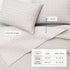 100% Cotton Honeycomb Waffle Garment Washed Quilt Set - Genevieve Collection