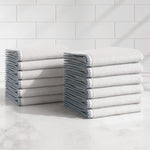 Cotton Border-Stitched 6-Piece Towel Set - Valery Collection