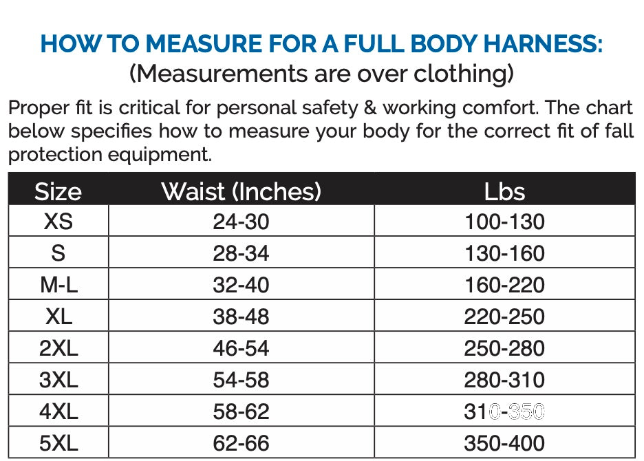 Iron Worker's Full Body Harness | 96396BQLMX