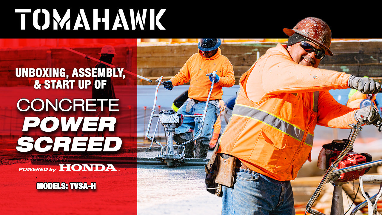 Tomahawk PRO Series Honda Concrete Power Screed Dual Magnesium Blade Bundle (Choose 2 Boards)