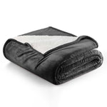Velvet Plush Sherpa Bed Blanket - Sherpa Fleece Collection