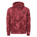 Champion HEAVY Hoodie - Comfortable Cotton Fleece Hoodie with Unique Scrunch-Dye Pattern