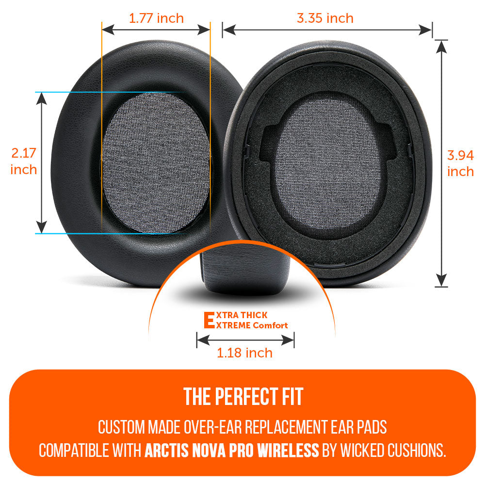 Arctis Nova Pro Wireless & Nova Elite Earpads - WC PadZ Nova Pro Wireless