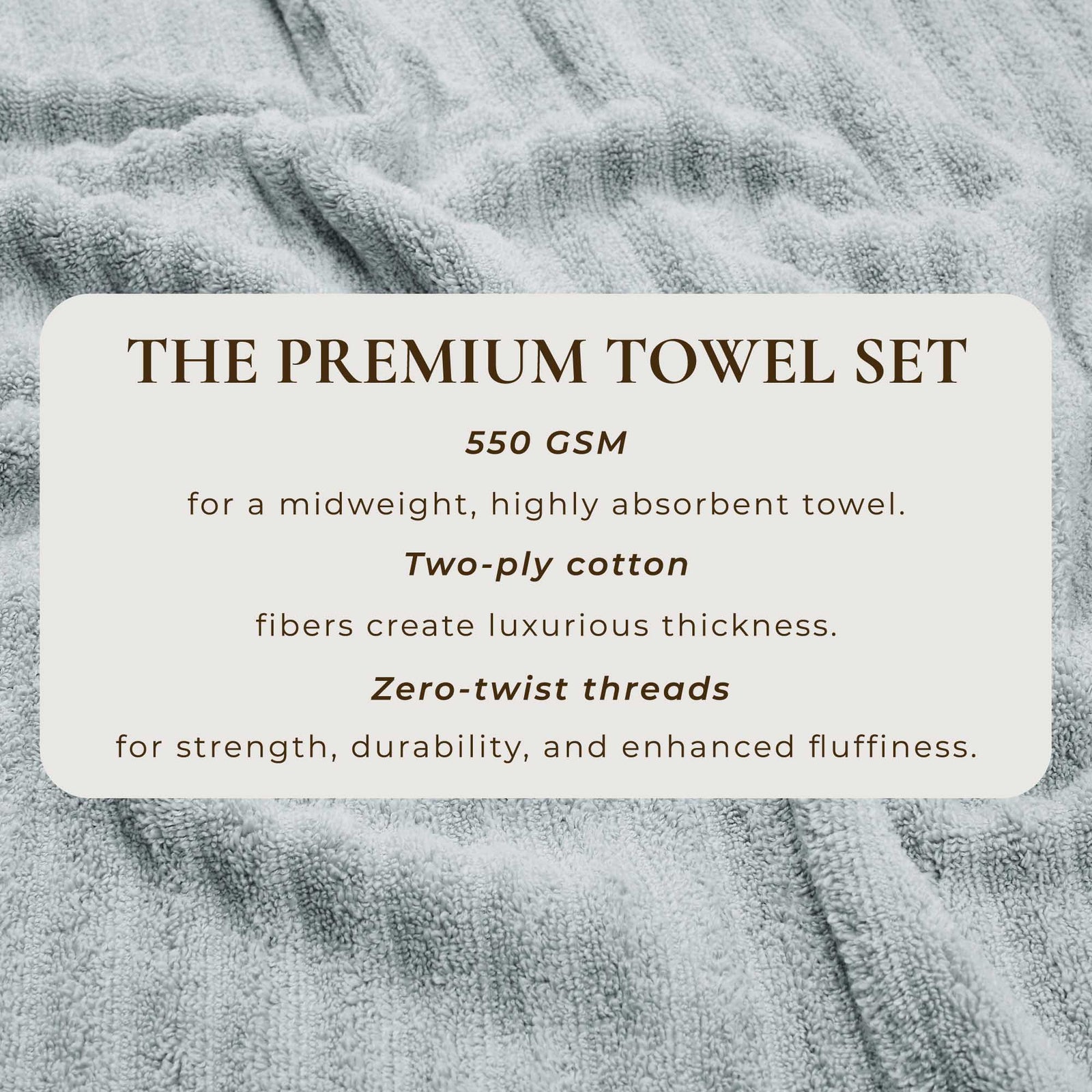 Luxury Cotton Towels - Karina Collection