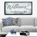 Crazy Lousd Lave Family Name Sign