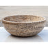 Valencia Beige Travertine Natural Stone Vessel Sink Filled and Polished (D)16" (H)6"
