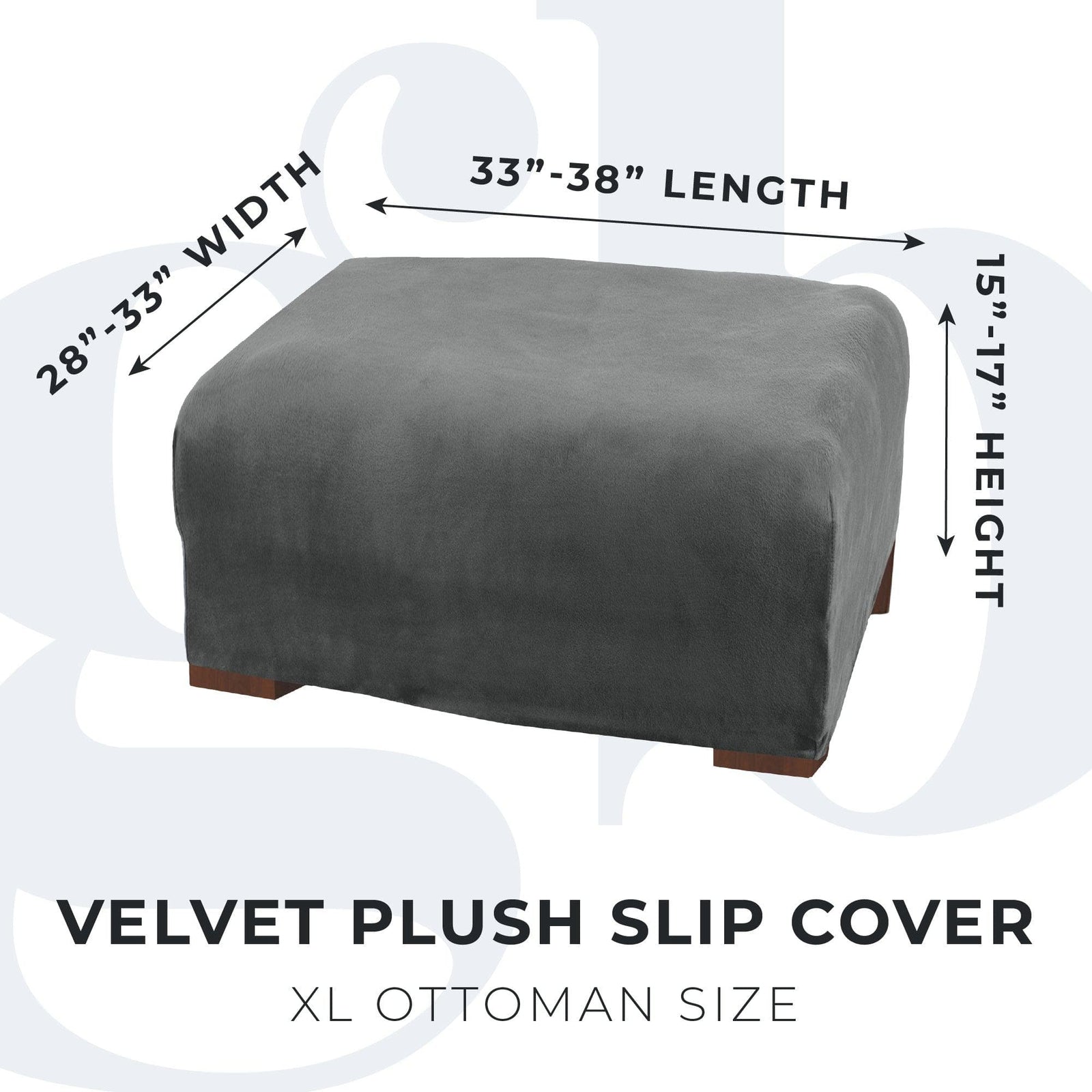 Velvet Stretch Slipcover - Gale Collection
