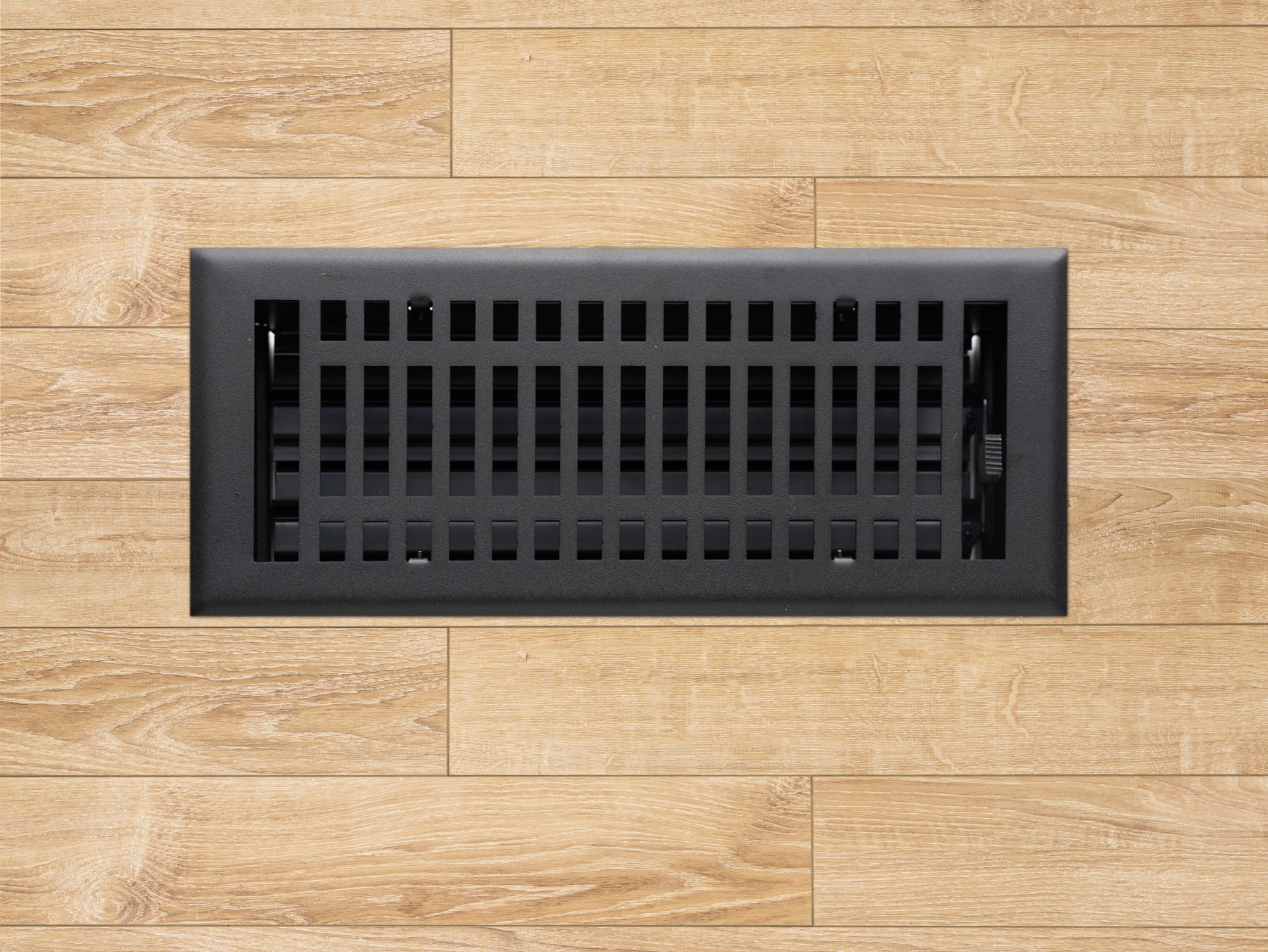 Steel Modern Vent Cover - Black