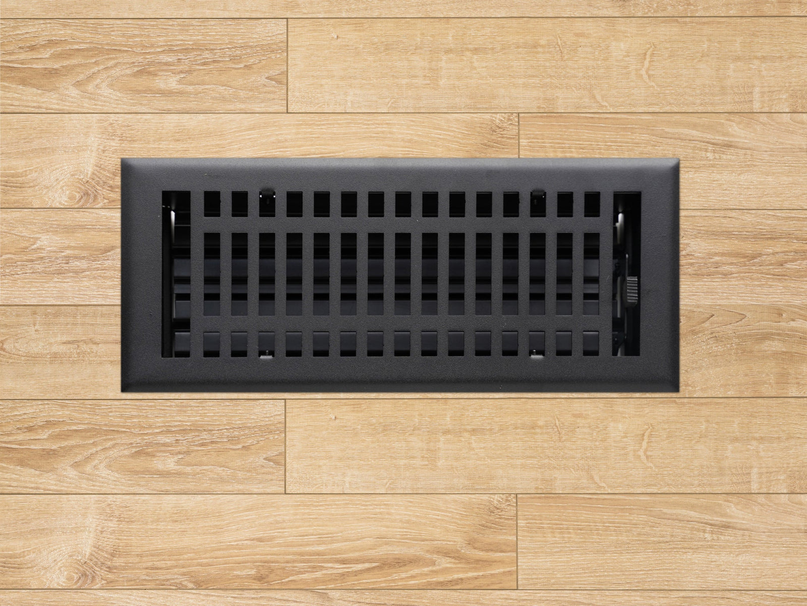 Steel Modern Vent Cover - Black