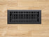 Steel Modern Vent Cover - Black