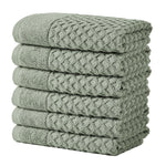 Cotton Diamond Waffle Weave Bath Towel Set - Grayson Collection