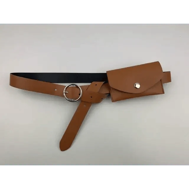 Vintage Simple PU Leather Fashion Belt Elegant Design Buckle Belt For Jeans Ladies Charming Dress Waist Belt