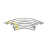 HEL Performance Fuel Injector Lines for Volvo 740 2.0 K-JET Right Hand Drive, Stainless Steel Braided