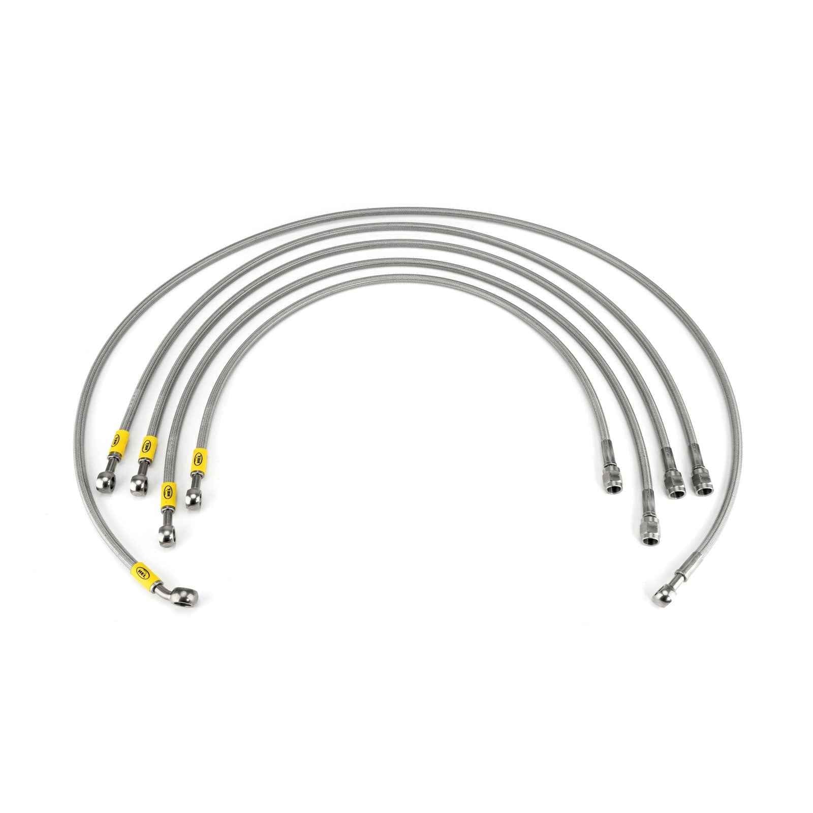 HEL Performance Fuel Injector Lines for Volkswagen Corrado 2.0 9A 16V (M10 Injectors), Stainless Steel Braided