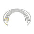 HEL Performance Fuel Injector Lines for Volkswagen Corrado 2.0 9A 16V (M10 Injectors), Stainless Steel Braided