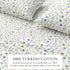 Turkish Cotton Flannel Sheet Set - Winter Floral Collection