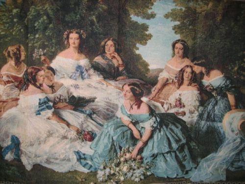 DaDa Bedding 'Her Ladies in Waiting' Spanish Party Classical French Rococo Woven Tapestry Wall Hanging - 36
