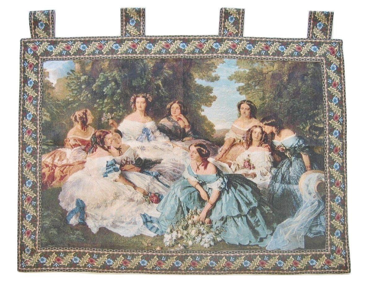 DaDa Bedding 'Her Ladies in Waiting' Spanish Party Classical French Rococo Woven Tapestry Wall Hanging - 36
