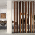 Wide Wood Slat Room Divider