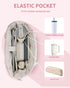 Quilted Puffer Tote Bag with Laptop Sleeve & Cup Holder 20L Travel Work