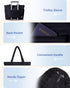 Quilted Puffer Tote Bag with Laptop Sleeve & Cup Holder 20L Travel Work