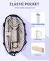 Quilted Puffer Tote Bag with Laptop Sleeve & Cup Holder 20L Travel Work