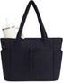 Quilted Puffer Tote Bag with Laptop Sleeve & Cup Holder 20L Travel Work