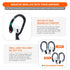 WC HookZ - Over Ear Hooks for Airpods Pro 1, 2 & Airpods 1, 2, 3