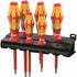 Wera 160 i/6 Kraftform Plus Series 100 VDE Insulated Screwdriver Set 05006145001