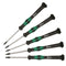 Wera 2052/5 Kraftform Micro Ball End Hex Precision Screwdriver Set 05345275001