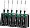 Wera 2069/6 Kraftform Micro Precision Nut Driver Set 6 Pieces 05118158001