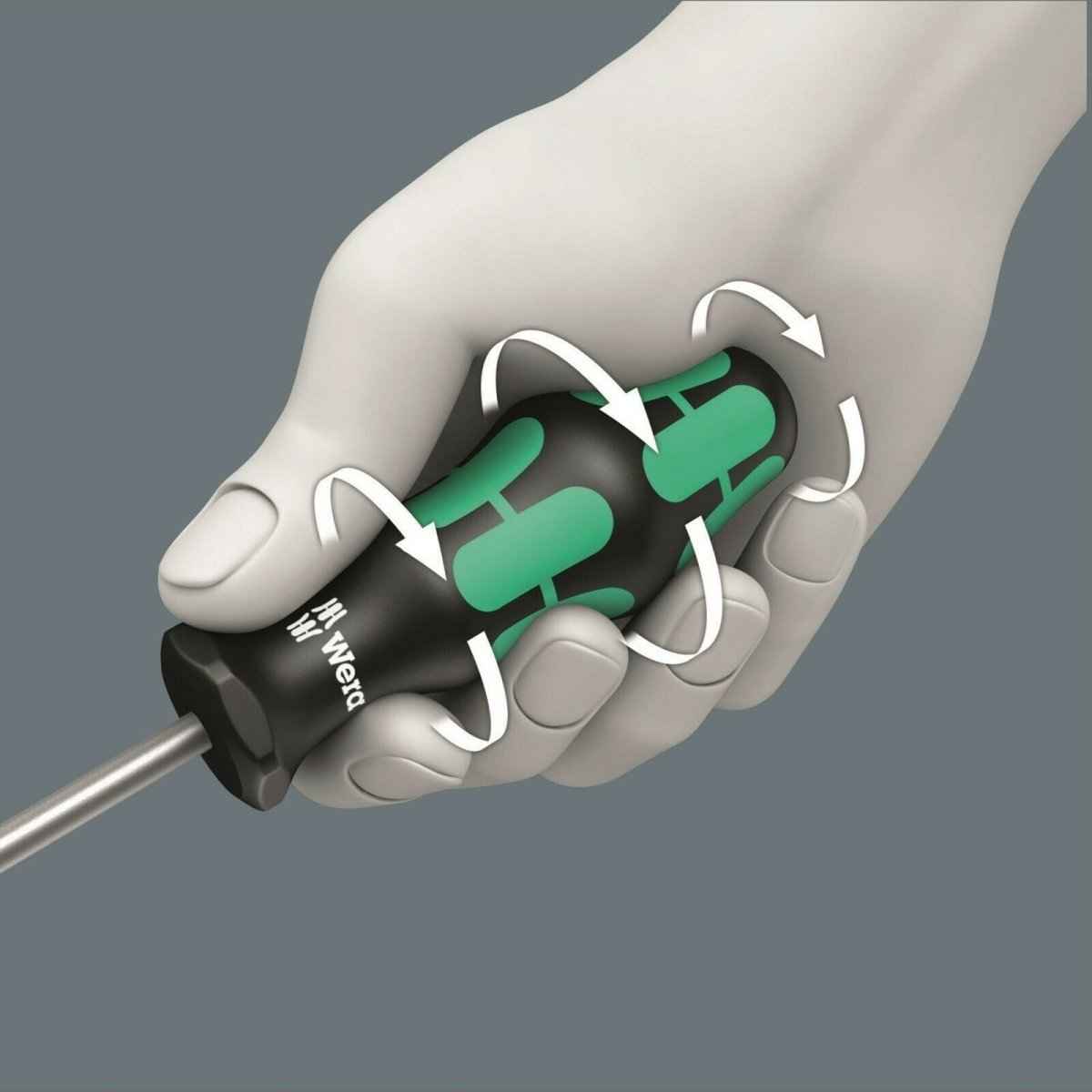 Wera 334/355/6 Kraftform Plus Lasertip Screwdriver Set 6 Piece 05105656001