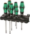 Wera 334/355/6 Kraftform Plus Lasertip Screwdriver Set 6 Piece 05105656001