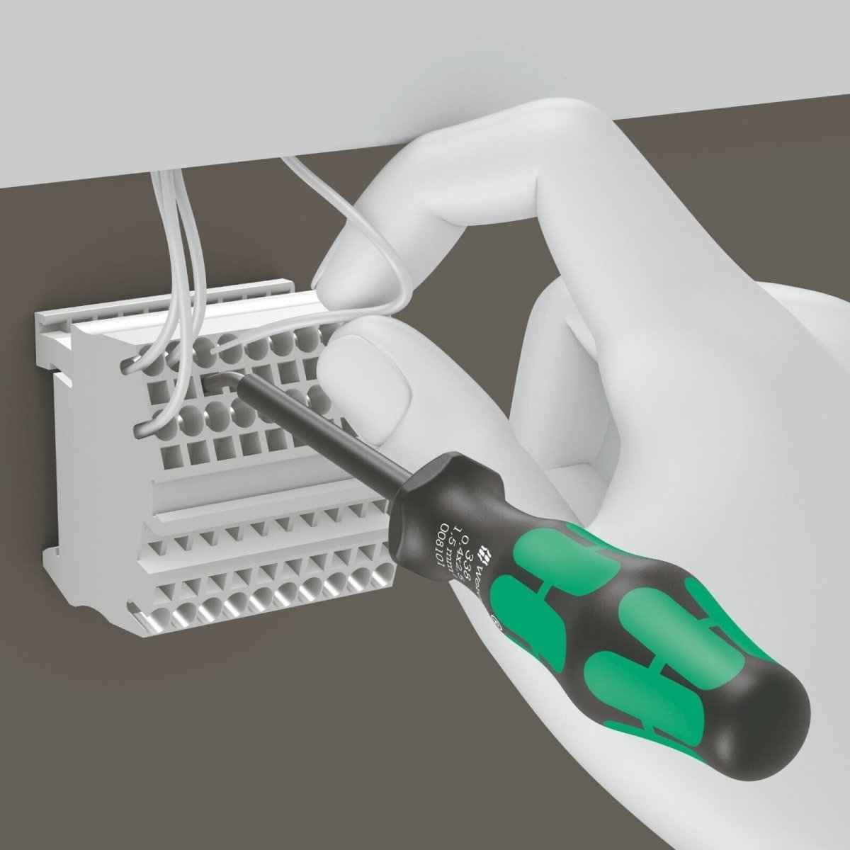 Wera 338 Actuation Tool For Terminal Blocks Spring Cages 0.4 x 2.5mm 05008101001