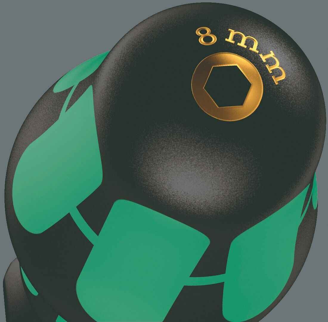 Wera 391 Kraftform Plus Flexible Nut Driver 8mm x 160mm 05028152001