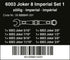 Wera 6003 Joker Combination Wrench Set 8 Piece SAE 05020241001