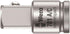 Wera 781 A/C Socket Wrench Adapter 1/4" to 1/2" Drive 05042671001