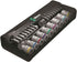 Wera 8100 SB 11 Zyklop Metal Switch Socket Wrench Set 3/8" Drive SAE 05004051001