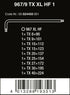 Wera 967/9 TX XL HF 1 TORX® L-Key Set With Holding Function 9 Pieces 05024450001