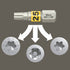 Wera Bit Check 12 Wood TX HF 1 Bits Set 12 Pieces 05057435001