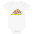 West Virginia Pepperoni Roll Baby short sleeve onesie