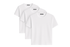 Mens Crew neck 3 Pack Solid 100% Cotton Double Neck Ribbed S-5XL
