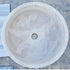 Natural Stone White Limestone Vessel Sink Polished (D)16" (H)6"