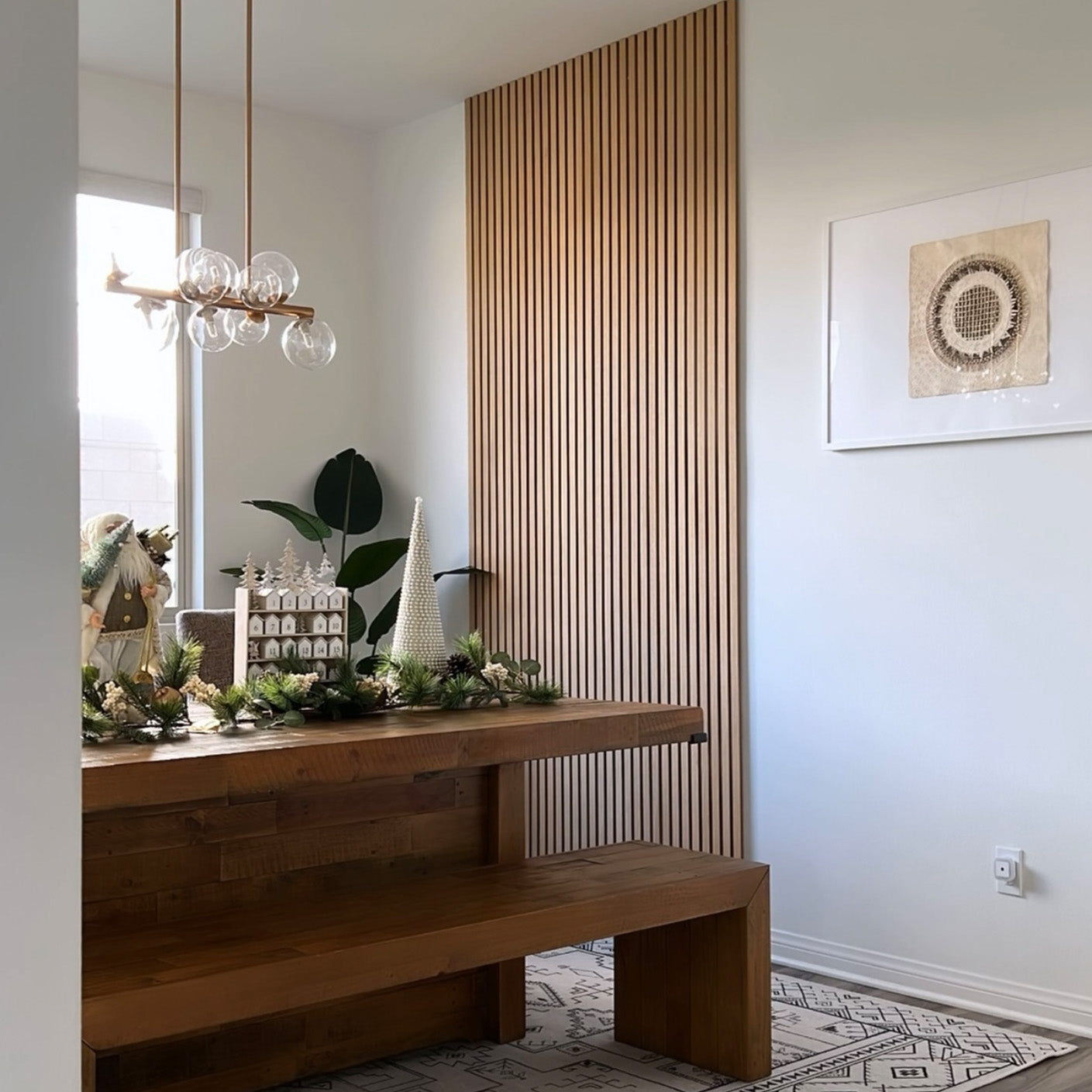 White Oak (Grey Felt) Willow Panel